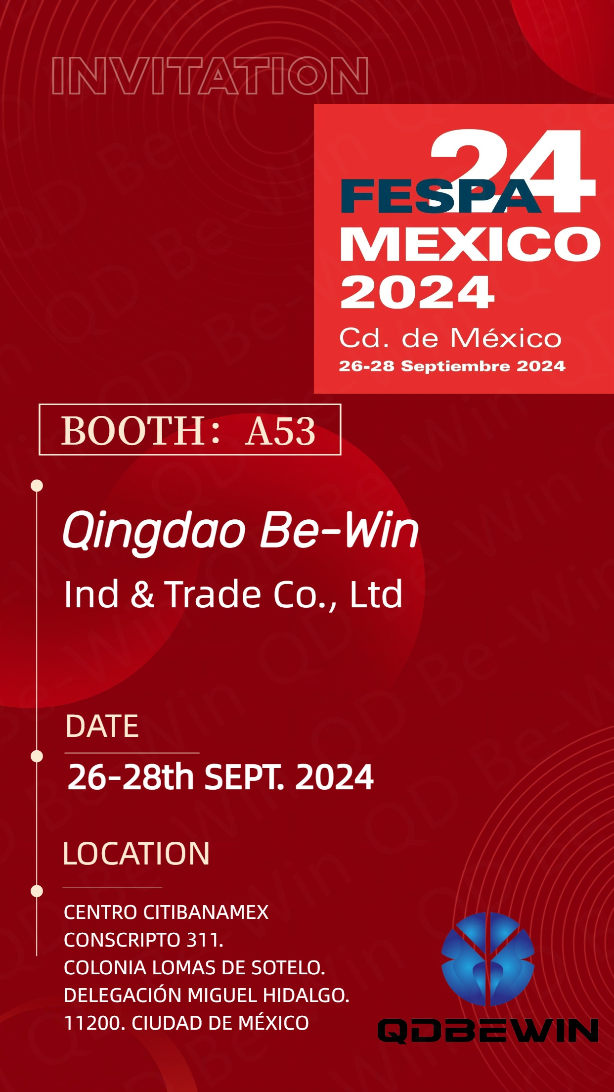 Qingdao Be-Win Ind & Trade Co., Ltd. predstaví akrylové dosky, PVC penové dosky a hliníkové kompozitné panely na FESPA 2024 v Mexiku