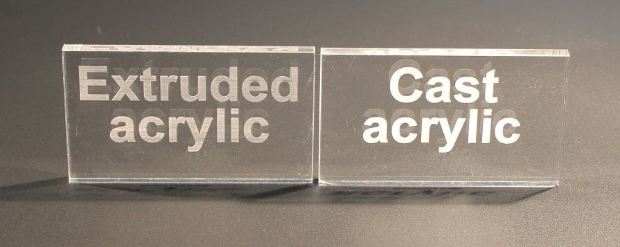 Aké sú rozdiely medzi akrylom liatia a extrudovaným akrylom?