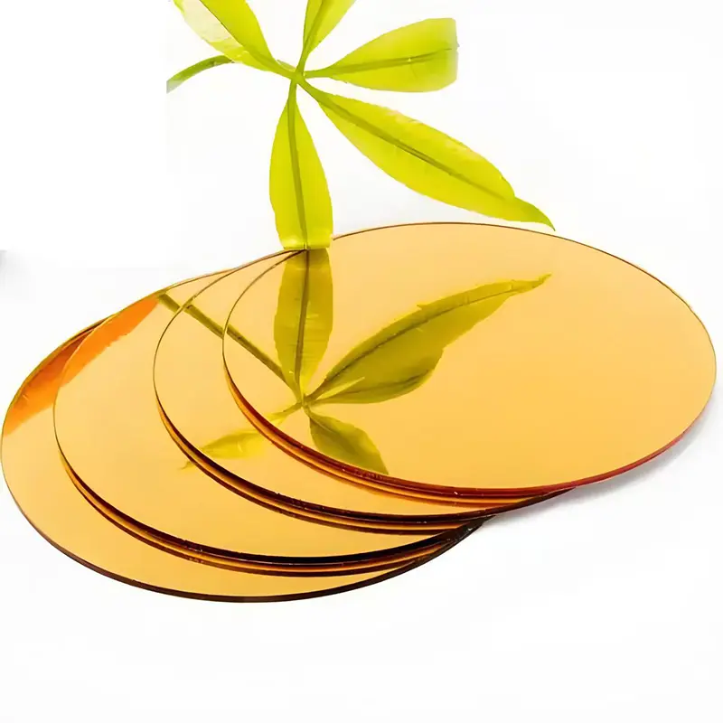 Zlatá zrkadlová akrylová doska